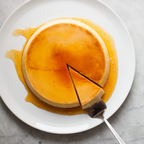 Easy Homemade Flan Recipe by Zoë François - ZoëBakes
