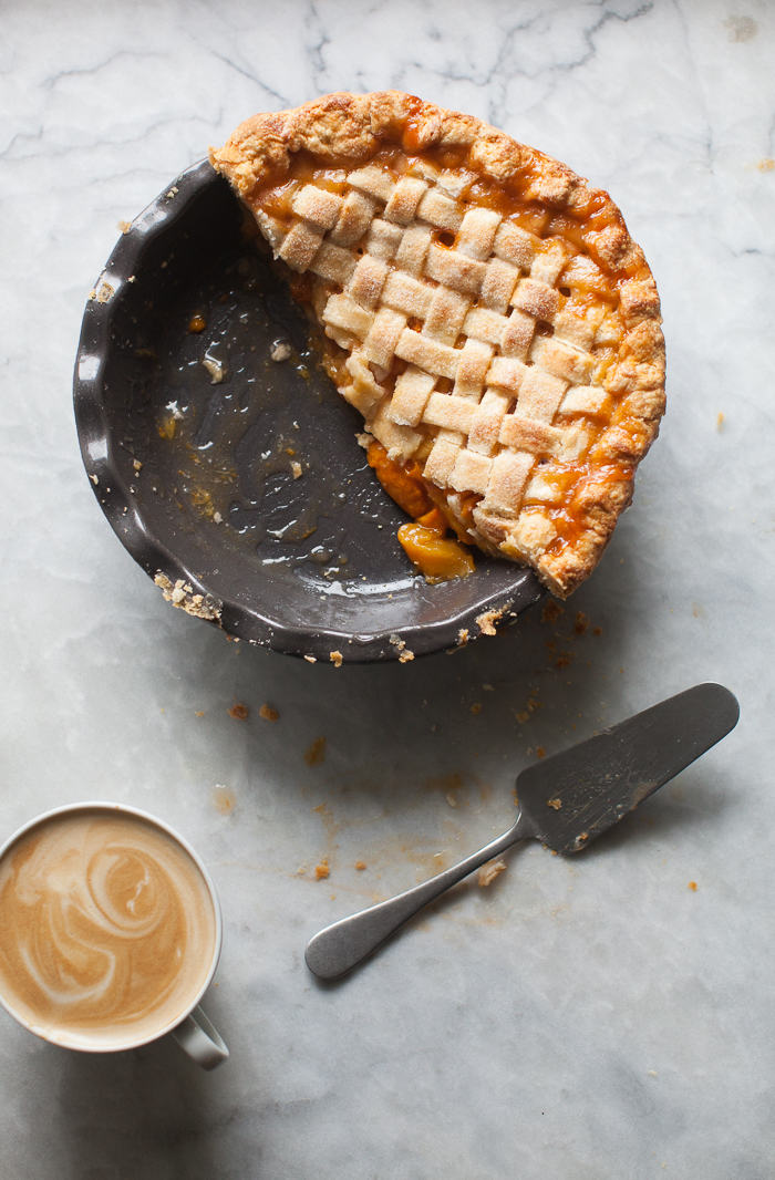 Perfect Peach Pie with Lattice Crust - ZoëBakes - Zoe Bakes